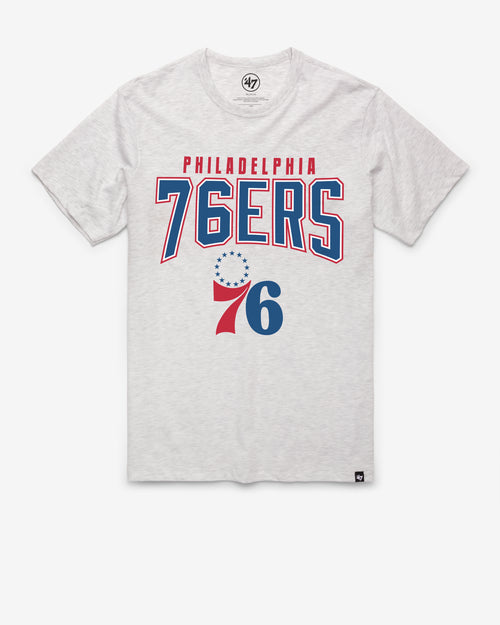 PHILADELPHIA 76ERS TEAM ELEMENTS ARCH '47 FRANKLIN TEE