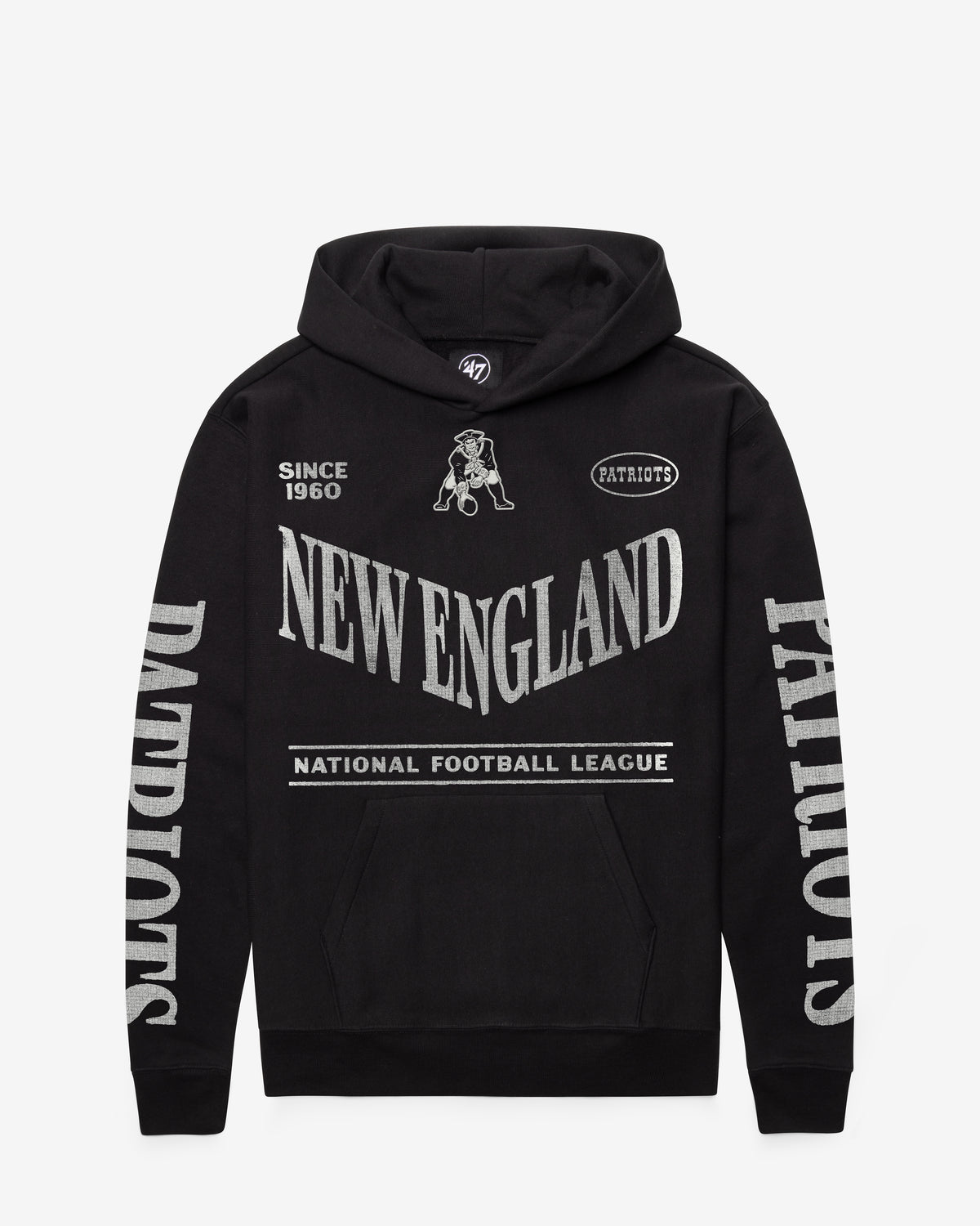 NEW ENGLAND PATRIOTS HISTORIC GRINDSTONE '47 FOUNDATION HOOD