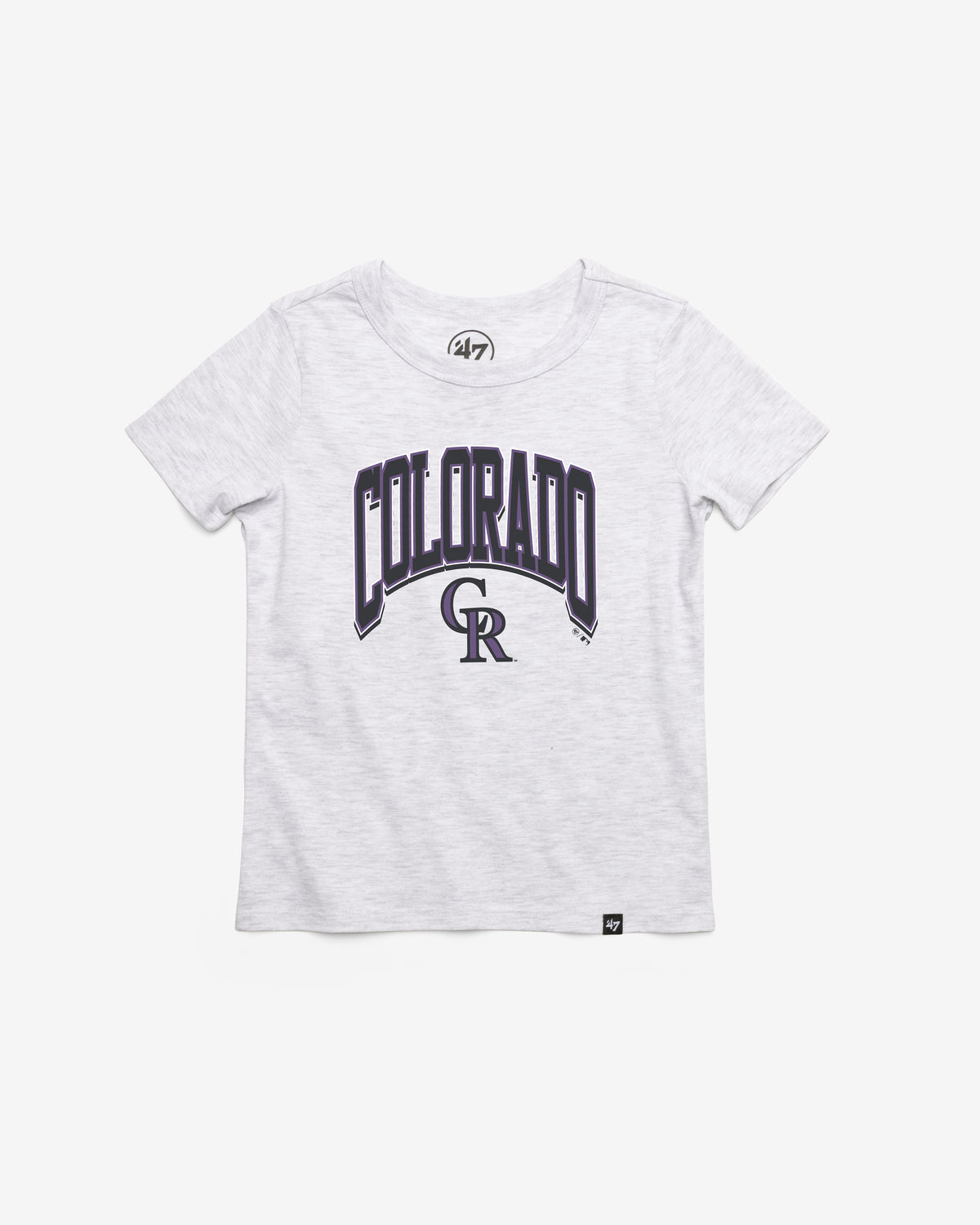 COLORADO ROCKIES COOPERSTOWN WALK TALL '47 FRANKLIN TEE KIDS