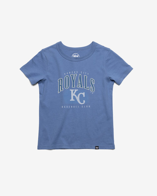 KANSAS CITY ROYALS COOPERSTOWN DOUBLE HEADER '47 FRANKLIN TEE KIDS