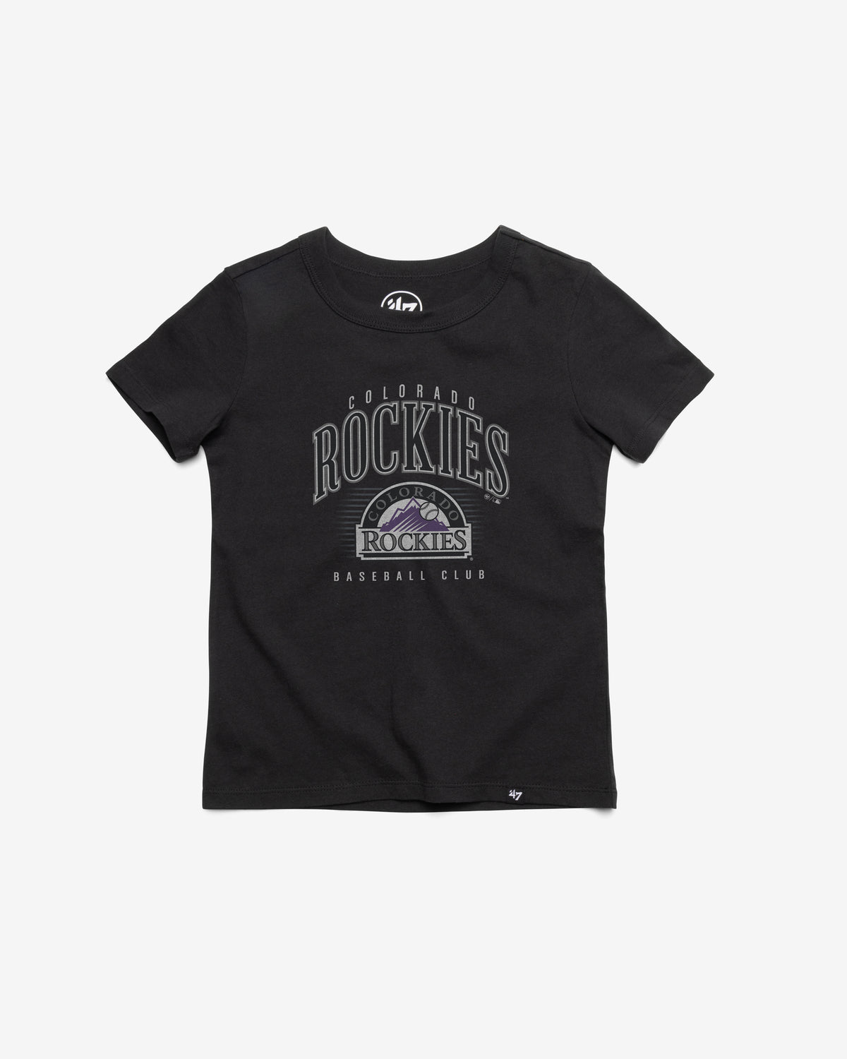 COLORADO ROCKIES COOPERSTOWN DOUBLE HEADER '47 FRANKLIN TEE KIDS