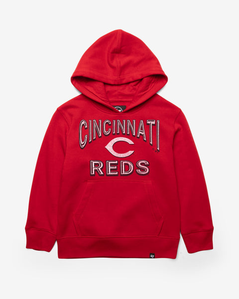 CINCINNATI REDS FAN OUT '47 HEADLINE HOOD KIDS