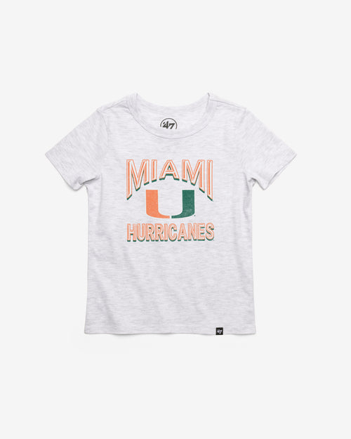 MIAMI HURRICANES FAN OUT '47 FRANKLIN TEE KIDS