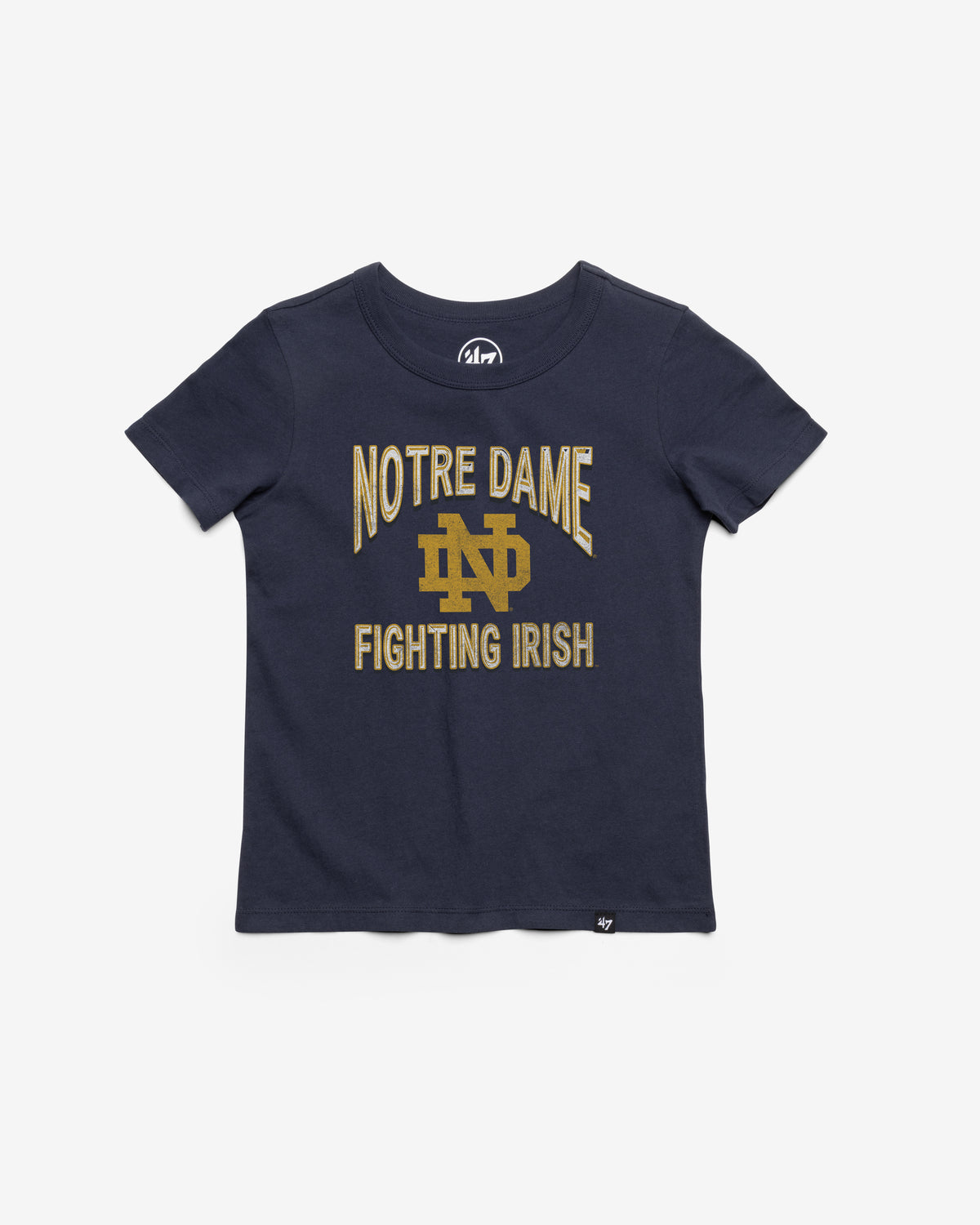 NOTRE DAME FIGHTING IRISH FAN OUT '47 FRANKLIN TEE KIDS