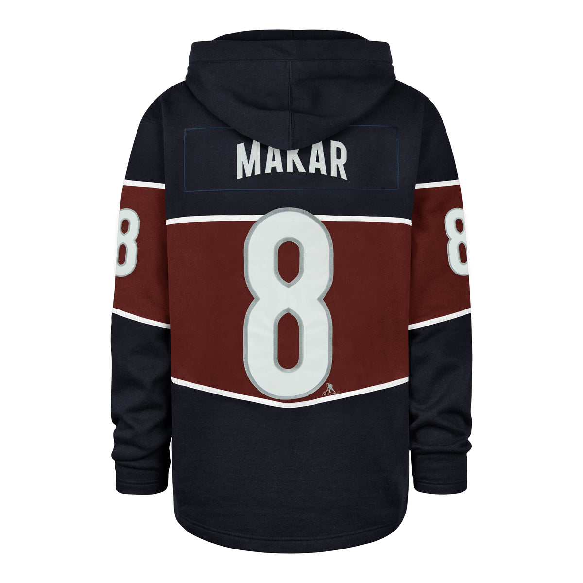 COLORADO AVALANCHE CALE MAKAR '47 RUN POINT LACER HOOD