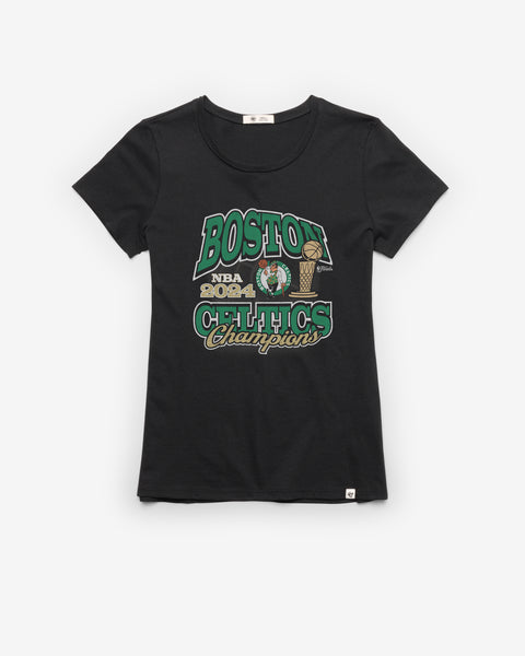 BOSTON CELTICS 2024 NBA CHAMPIONS '47 FRANKIE TEE WOMENS