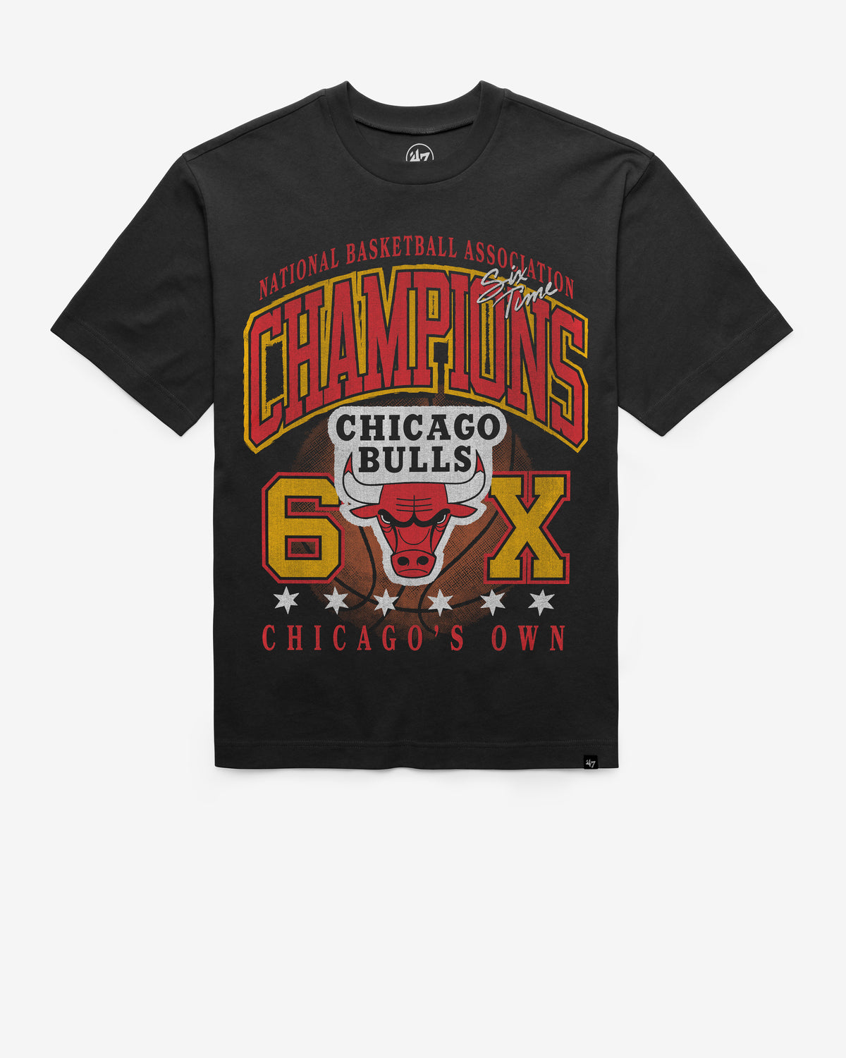 CHICAGO BULLS CHAMPIONS SIGMA '47 FOUNDATION TEE