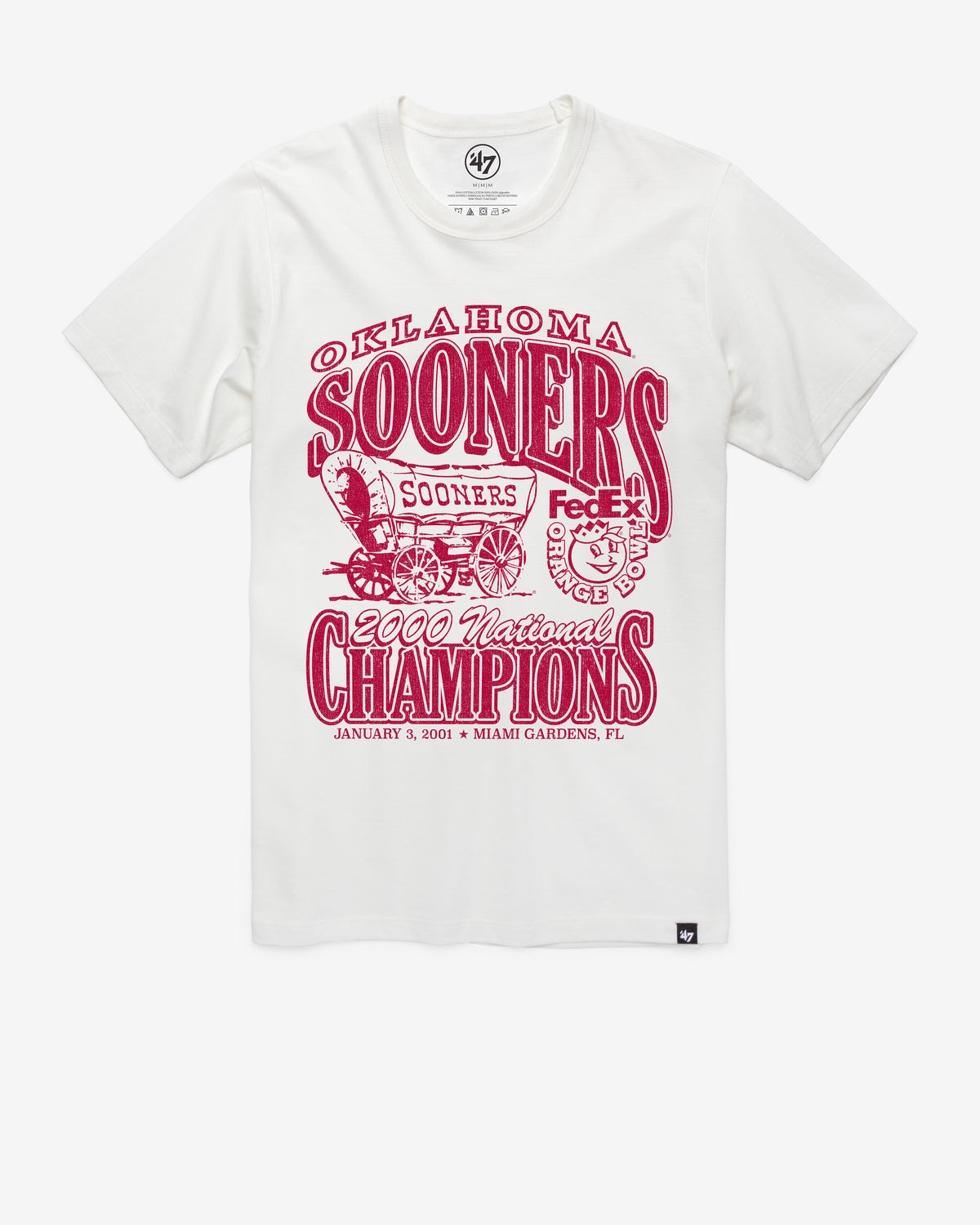 OKLAHOMA SOONERS MONOCHROME '47 FRANKLIN TEE