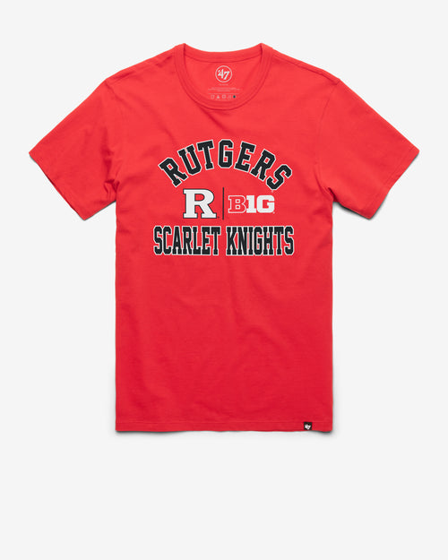 RUTGERS SCARLET KNIGHTS BIG10 ARCH '47 FRANKLIN TEE