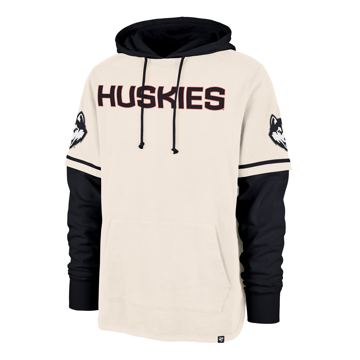 CONNECTICUT HUSKIES UCONN TRIFECTA '47 SHORTSTOP PULLOVER HOOD