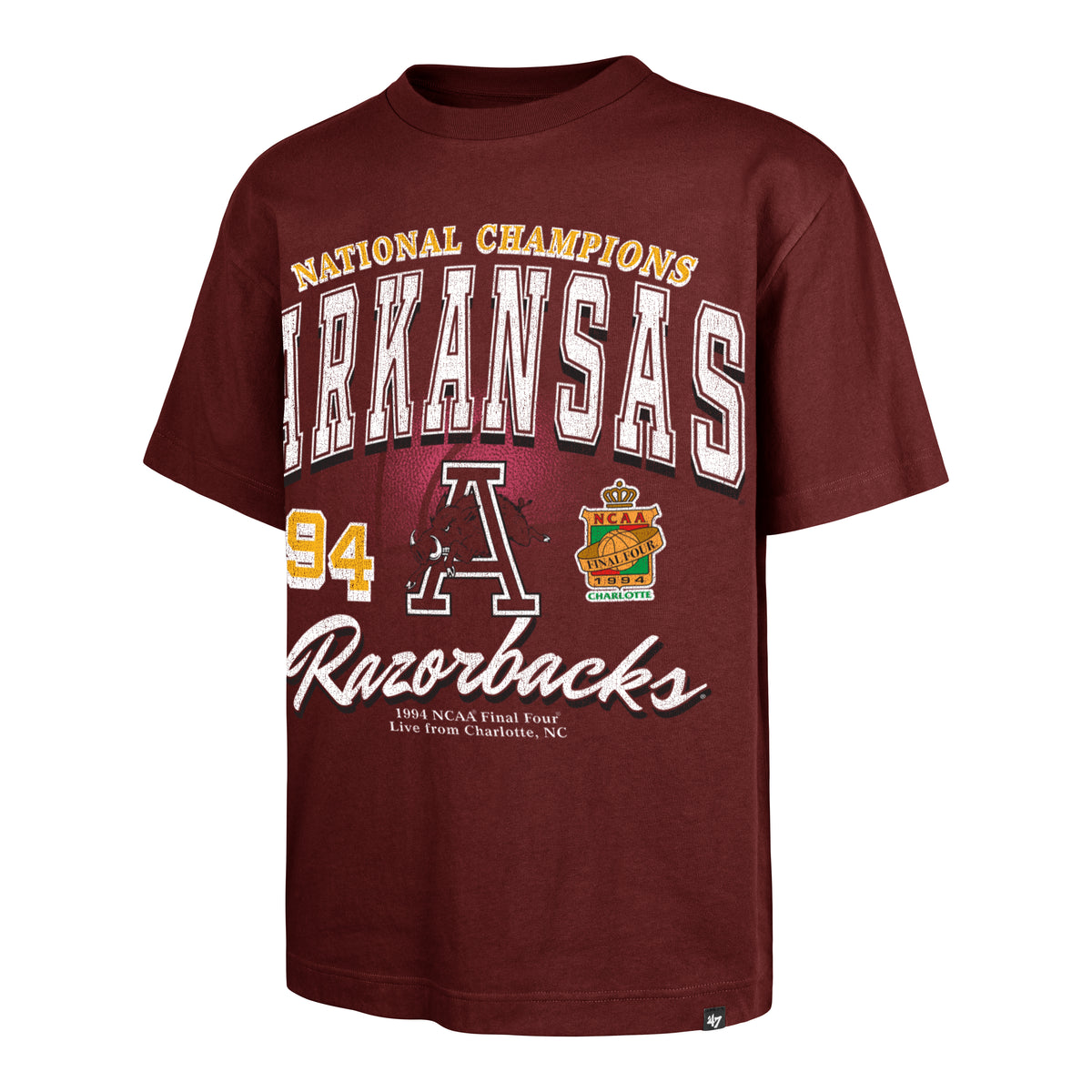 ARKANSAS RAZORBACKS RAH RAH '47 FOUNDATION TEE