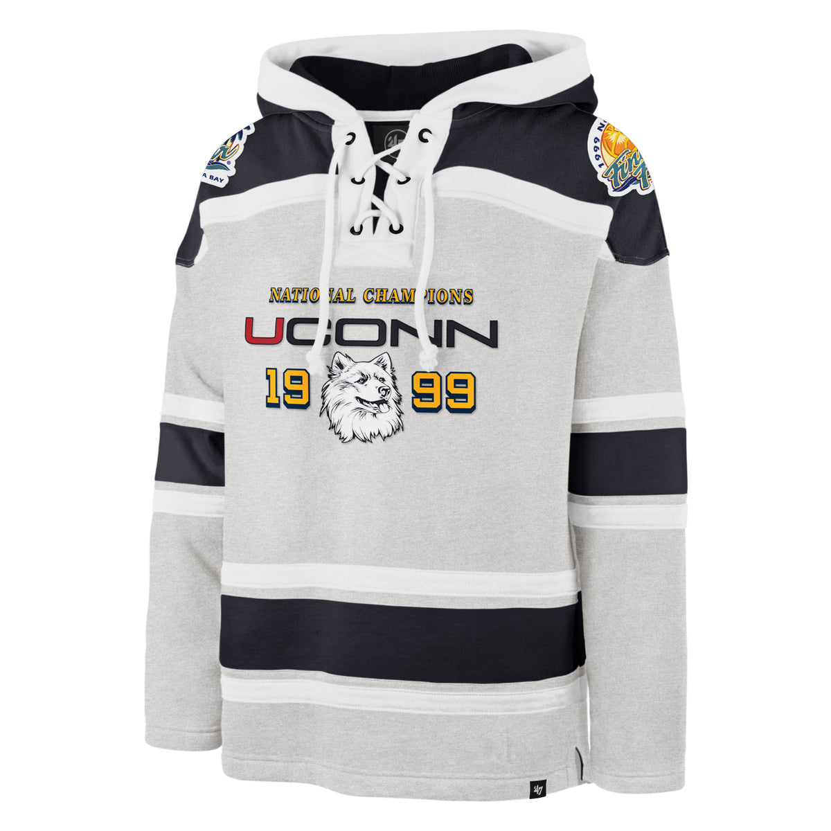 CONNECTICUT HUSKIES UCONN SUPER SENIOR SUPERIOR '47 LACER HOOD