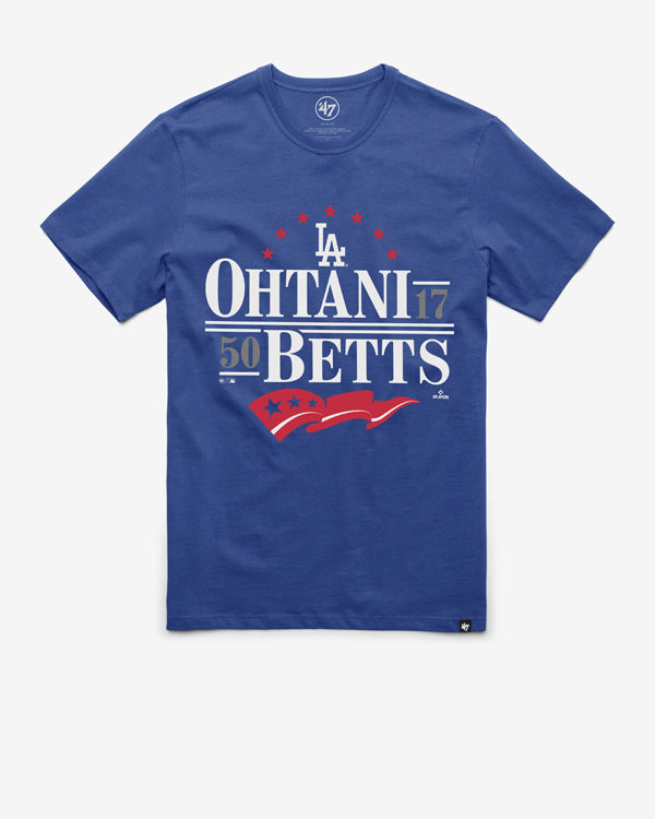 LOS ANGELES DODGERS OHTANI BETTS '47 FRANKLIN TEE