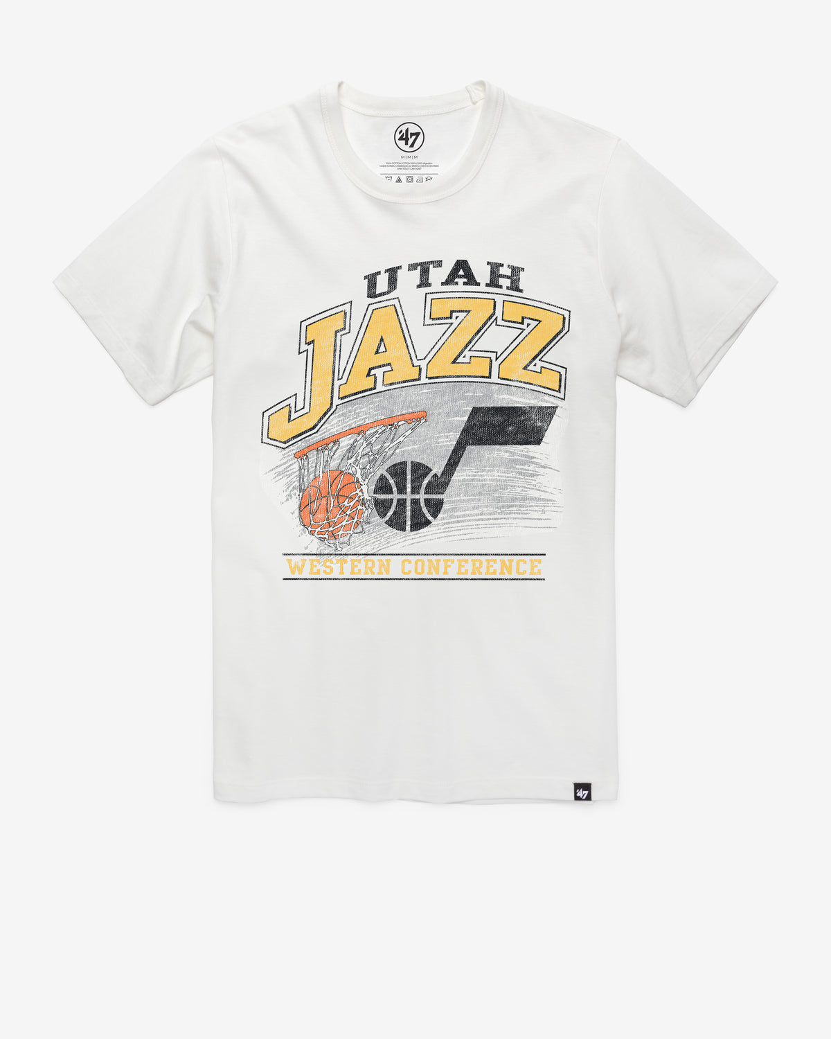 UTAH JAZZ AMP UP '47 FRANKLIN TEE