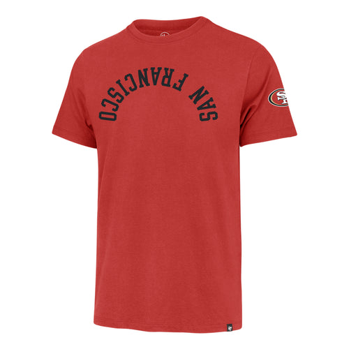 SAN FRANCISCO 49ERS UPSIDE DOWN TWO PEAT '47 FRANKLIN TEE