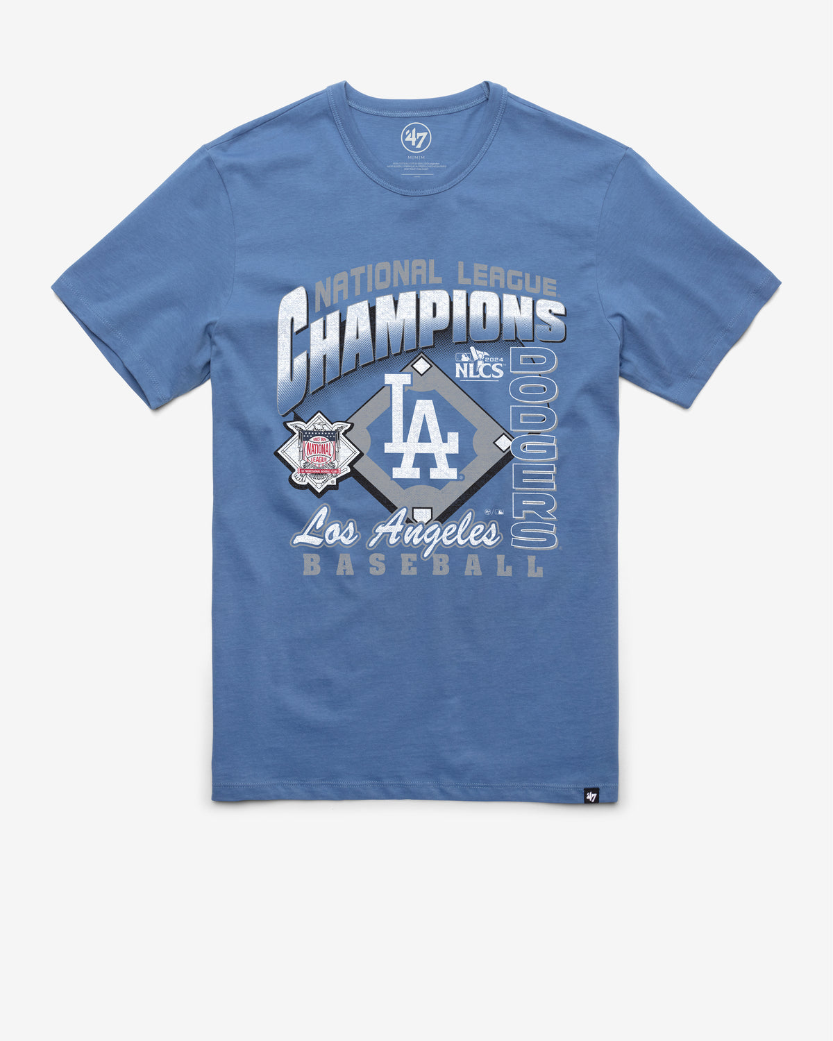 LOS ANGELES DODGERS 2024 NATIONAL LEAGUE CHAMPIONS '47 FRANKLIN TEE