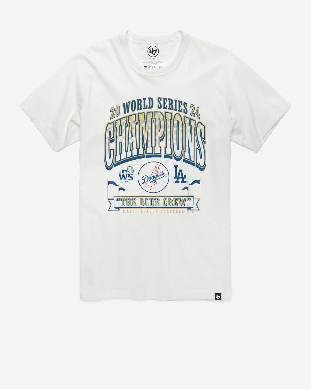 LOS ANGELES DODGERS 2024 WORLD SERIES CHAMPIONS '47 FRANKLIN TEE