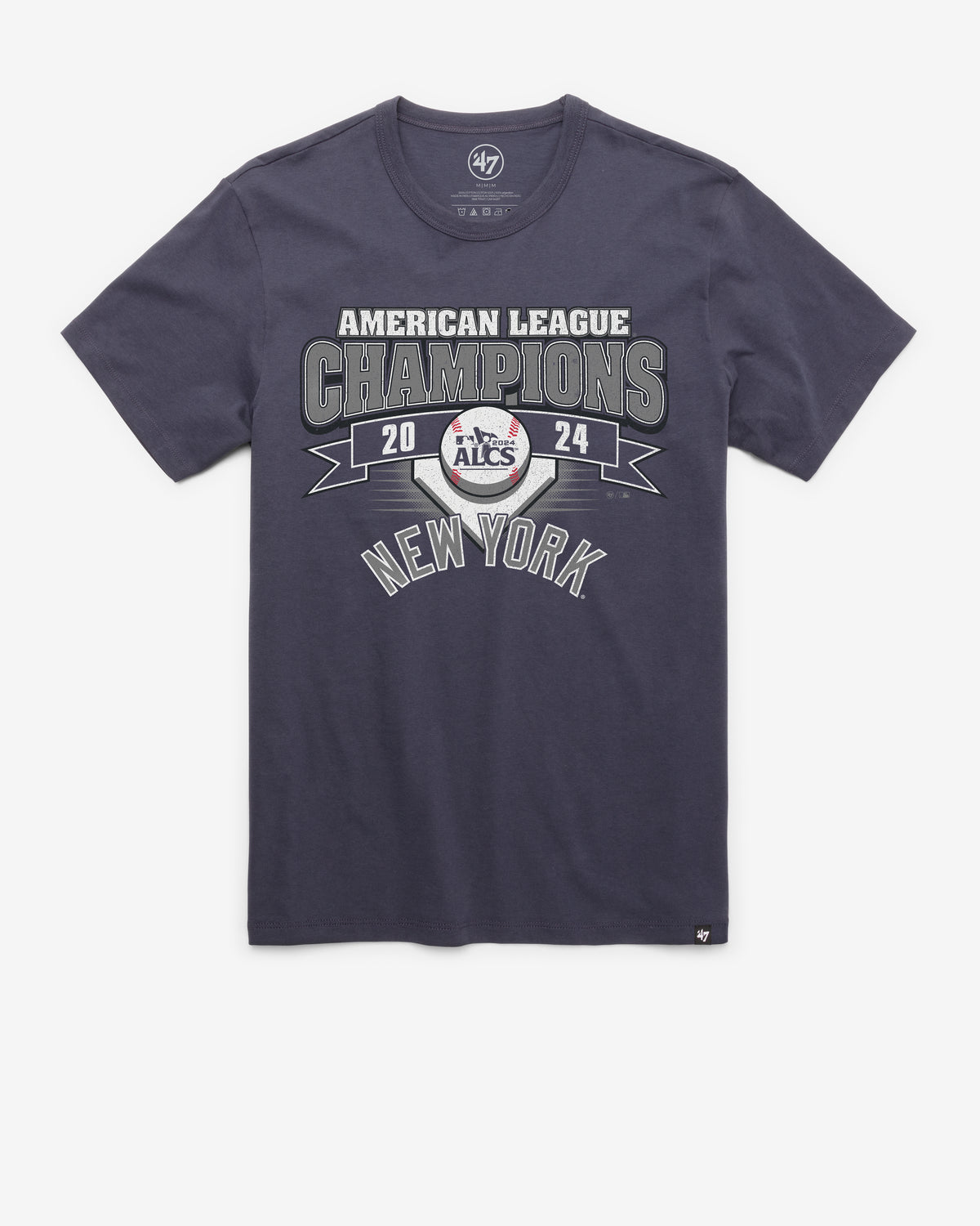 NEW YORK YANKEES 2024 AMERICAN LEAGUE CHAMPIONS '47 FRANKLIN TEE