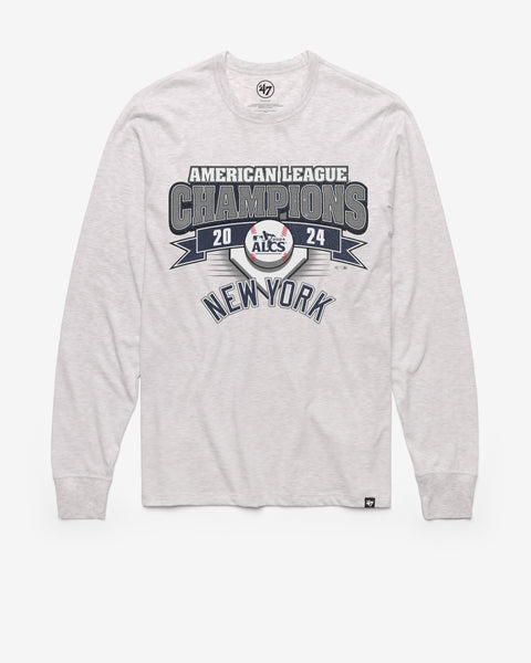 NEW YORK YANKEES 2024 AMERICAN LEAGUE CHAMPIONS '47 FRANKLIN LONG SLEEVE TEE