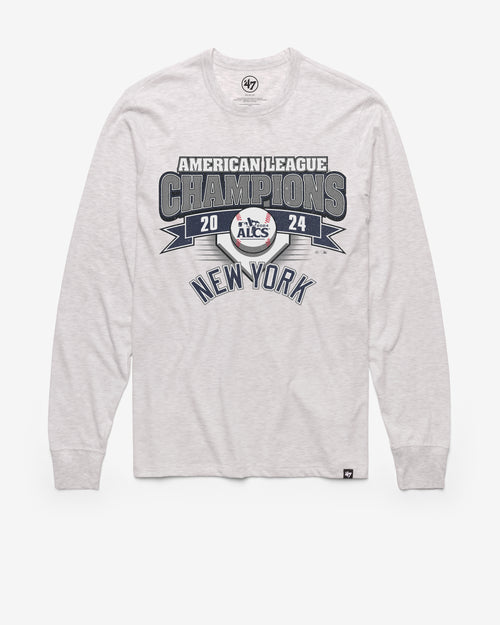 NEW YORK YANKEES 2024 AMERICAN LEAGUE CHAMPIONS '47 FRANKLIN LONG SLEEVE TEE