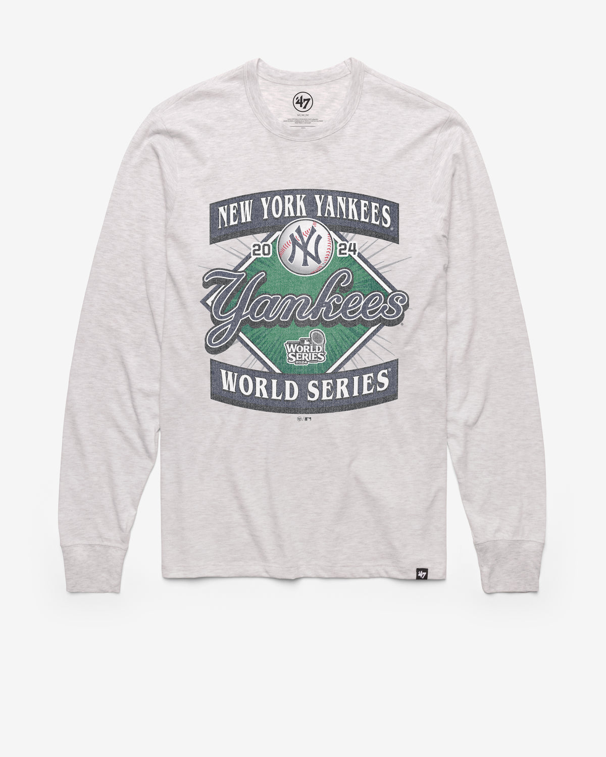 NEW YORK YANKEES 2024 WORLD SERIES '47 FRANKLIN LONG SLEEVE TEE