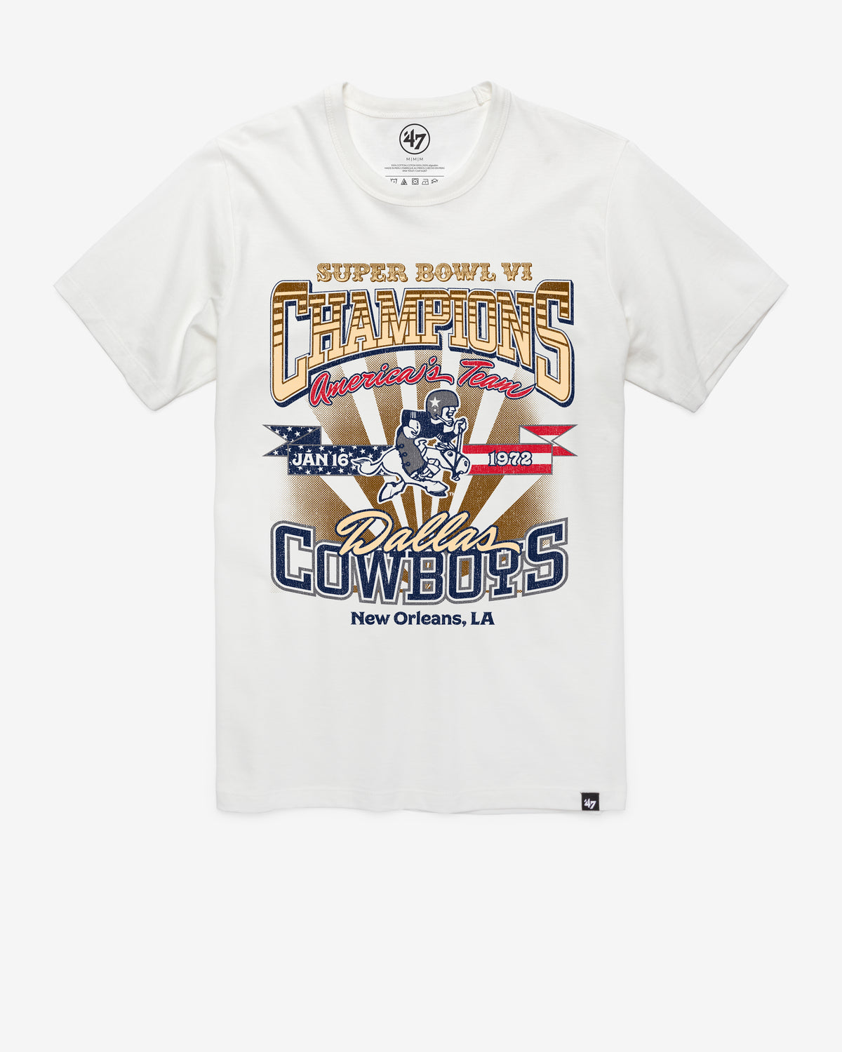 DALLAS COWBOYS SUPER BOWL SHOWCASE '47 FRANKLIN TEE