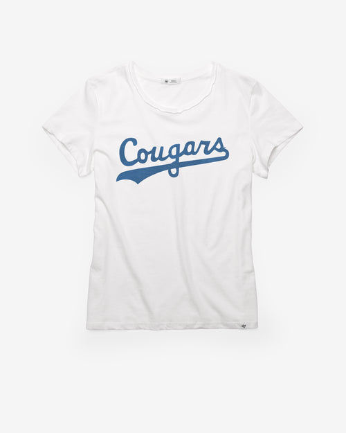 BRIGHAM YOUNG COUGARS VINTAGE PREMIER '47 FRANKIE TEE WOMENS