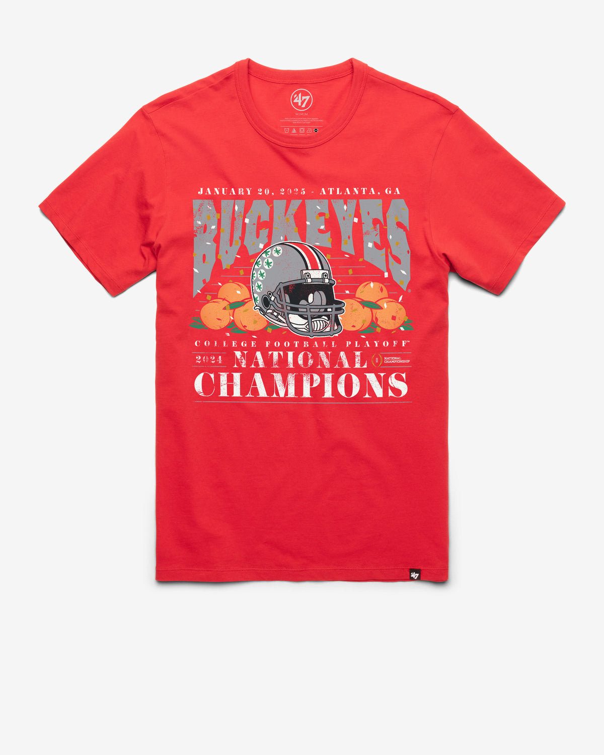 OHIO STATE BUCKEYES 2024 CFP NATIONAL CHAMPIONS '47 FRANKLIN TEE