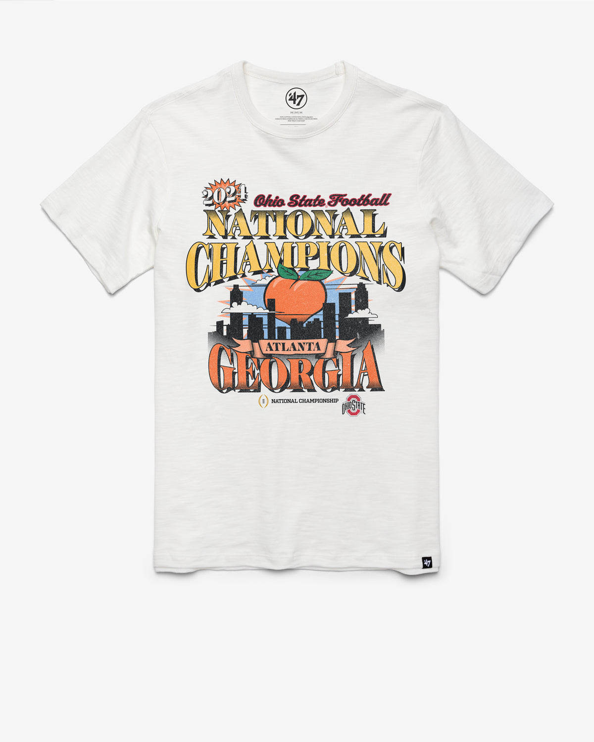 OHIO STATE BUCKEYES 2024 CFP NATIONAL CHAMPIONS '47 SCRUM TEE