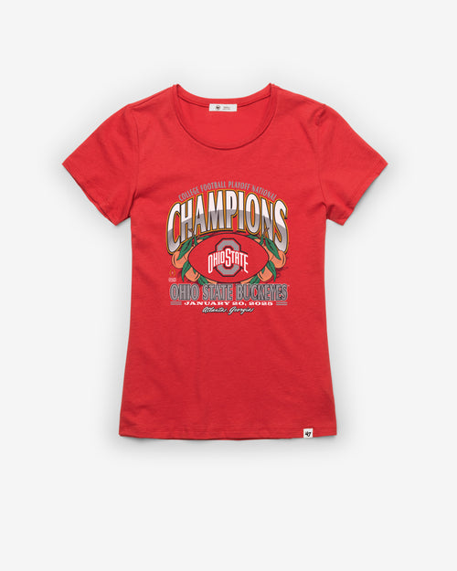 OHIO STATE BUCKEYES 2024 CFP NATIONAL CHAMPIONS '47 FRANKIE TEE WOMENS