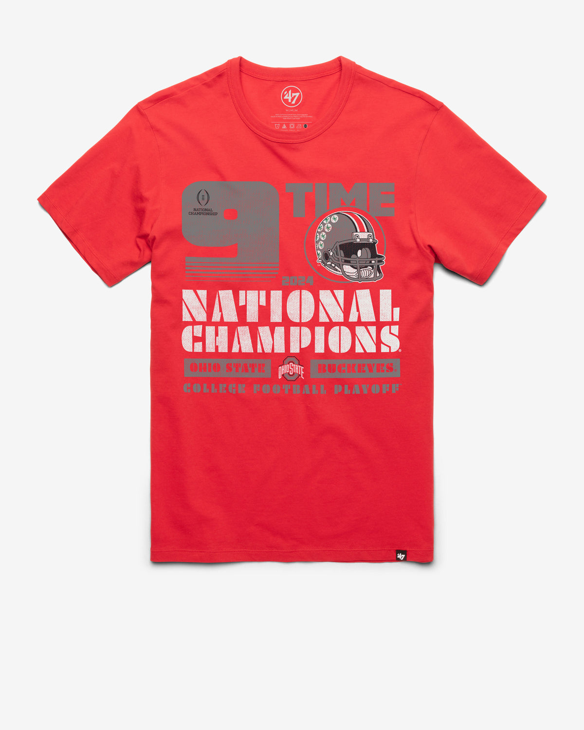 OHIO STATE BUCKEYES 2024 CFP NATIONAL CHAMPIONS '47 FRANKLIN TEE