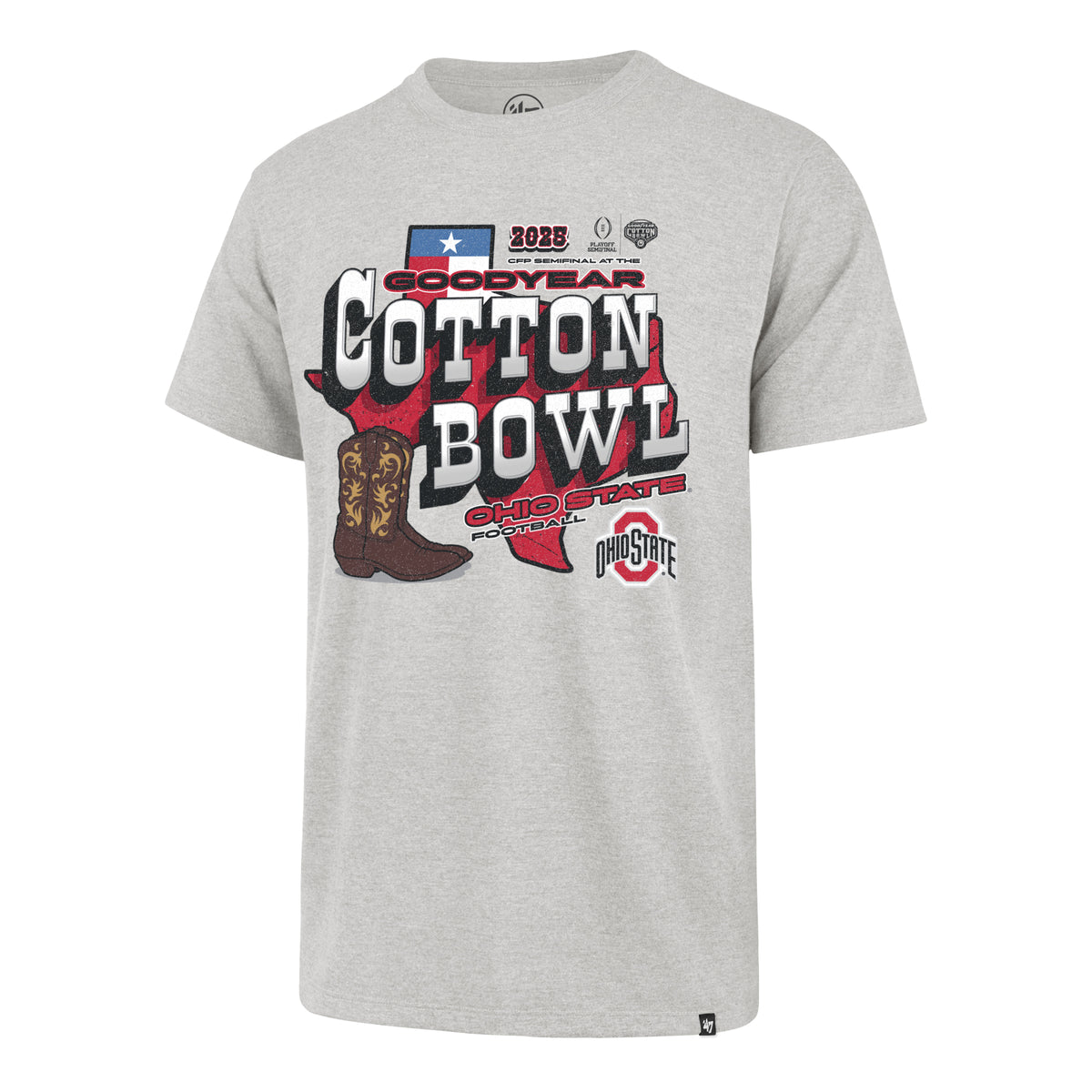 OHIO STATE BUCKEYES COTTON BOWL '47 FRANKLIN TEE