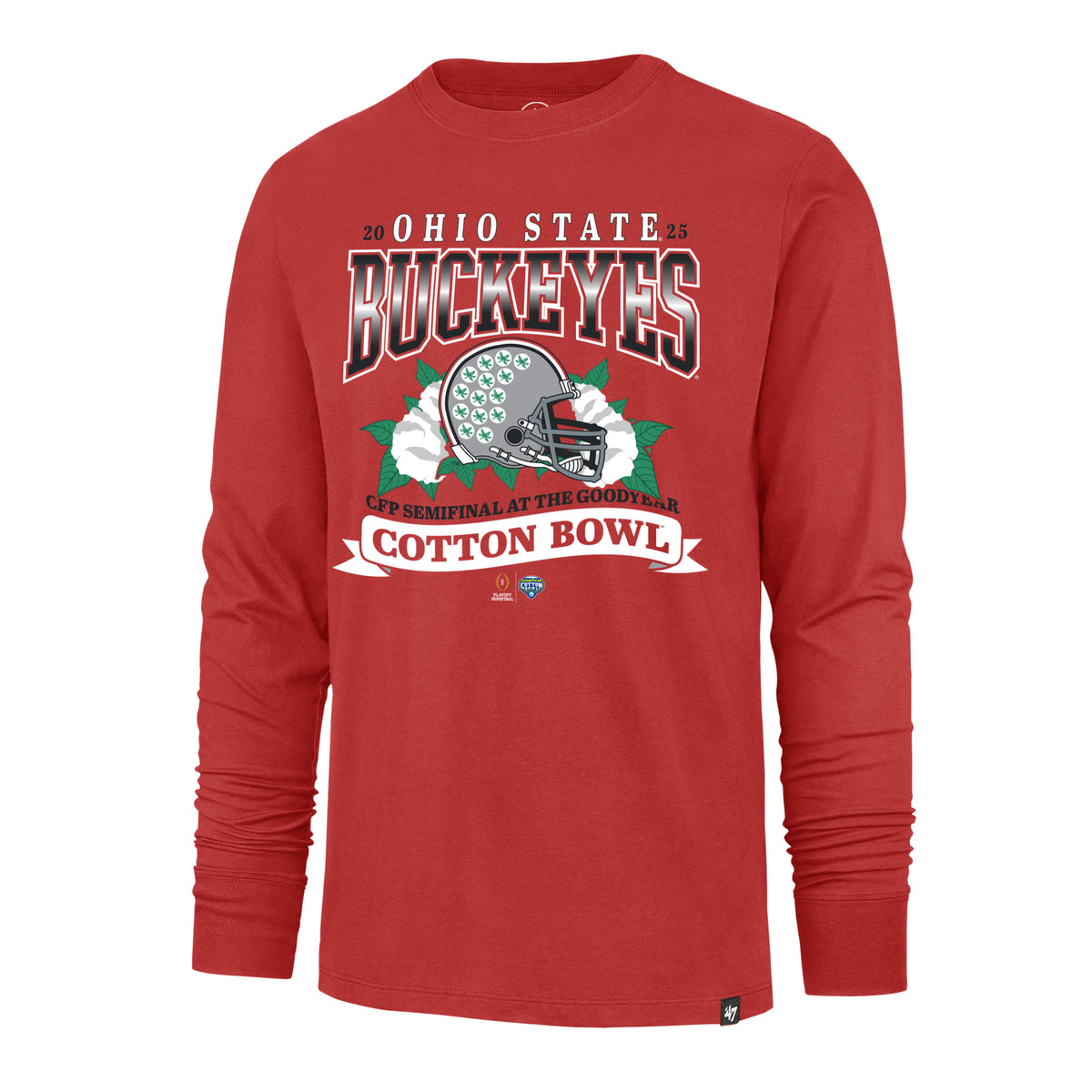 OHIO STATE BUCKEYES COTTON BOWL '47 FRANKLIN LONG SLEEVE TEE