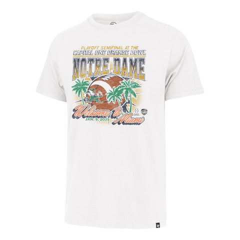 NOTRE DAME FIGHTING IRISH ORANGE BOWL '47 FRANKLIN TEE