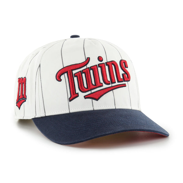 MINNESOTA TWINS COOPERSTOWN DOUBLE HEADER PINSTRIPE '47 HITCH