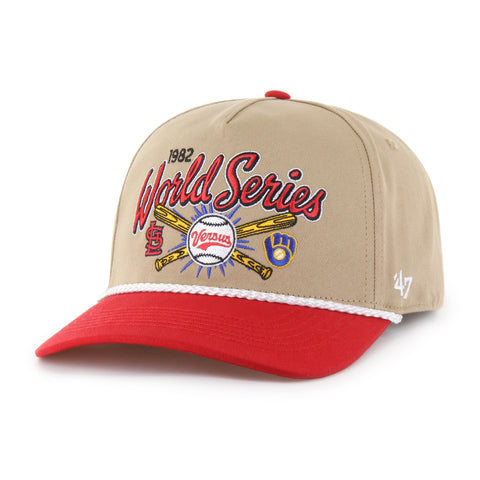 ST. LOUIS CARDINALS VS. MILWAUKEE BREWERS DUELING WORLD SERIES RIVALRY '47 HITCH