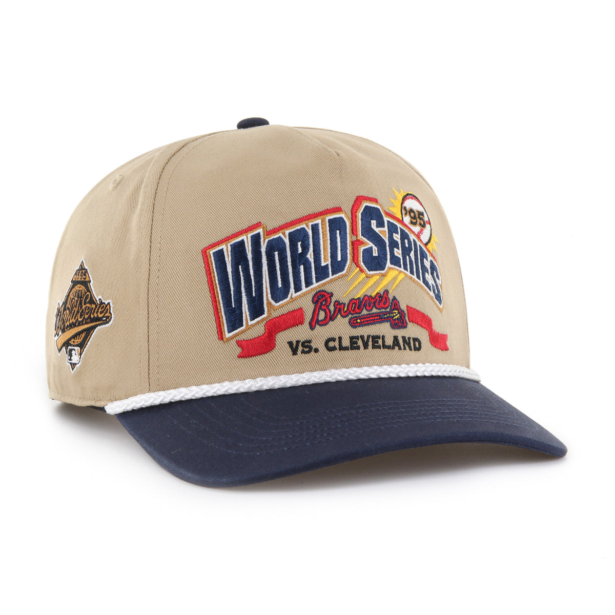 ATLANTA BRAVES VS. CLEVELAND GUARDIANS DUELING WORLD SERIES RIVALRY '47 HITCH