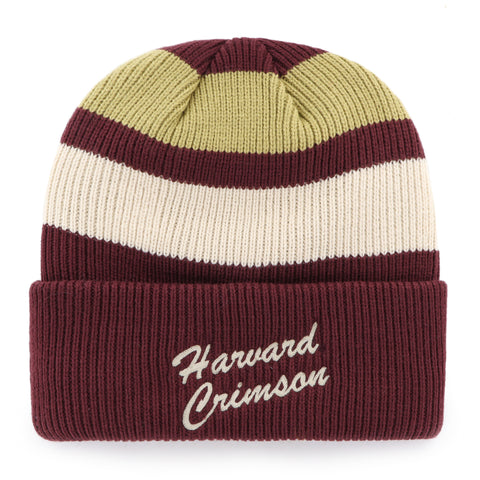 HARVARD CRIMSON CLUBHOUSE JENNINGS '47 CUFF KNIT