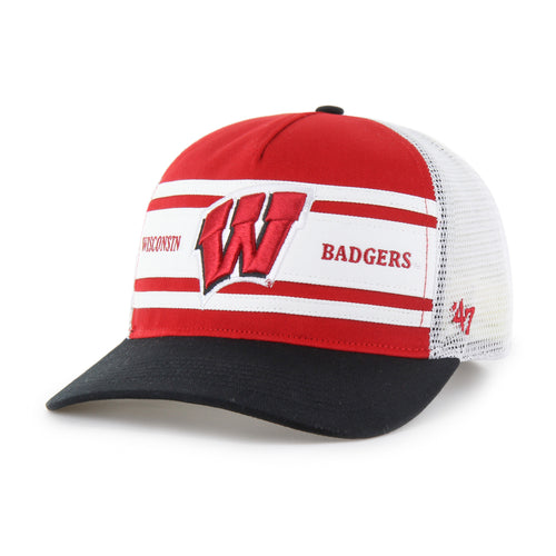 WISCONSIN BADGERS GRIDIRON SUPER STRIPE '47 HITCH RELAXED FIT