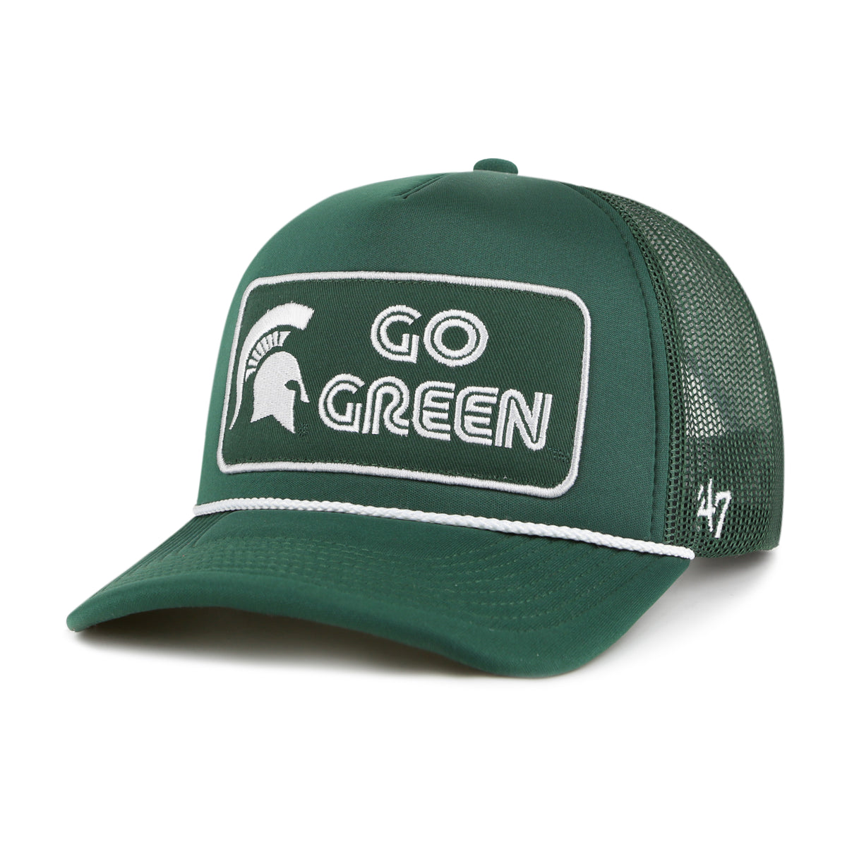 MICHIGAN STATE SPARTANS LOCAL PATCH '47 TRUCKER FOAM FRONT