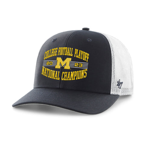 MICHIGAN WOLVERINES 2023 CFP NATIONAL CHAMPIONS '47 TRUCKER