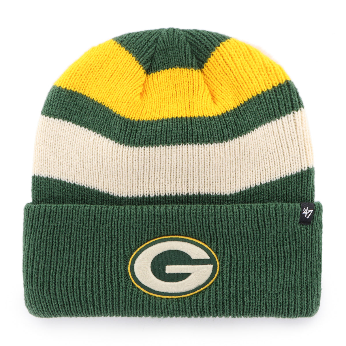 GREEN BAY PACKERS CLUBHOUSE JENNINGS '47 CUFF KNIT