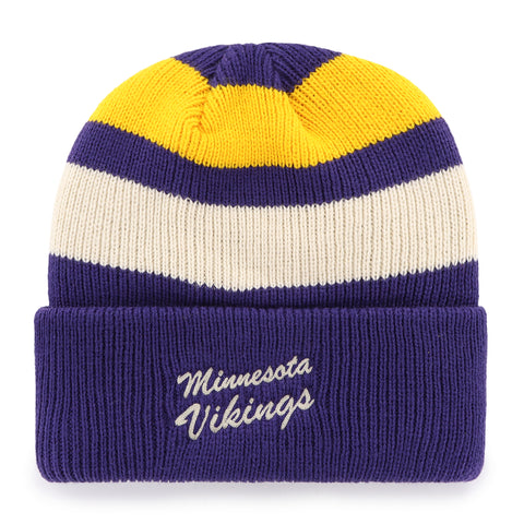 MINNESOTA VIKINGS CLUBHOUSE JENNINGS '47 CUFF KNIT