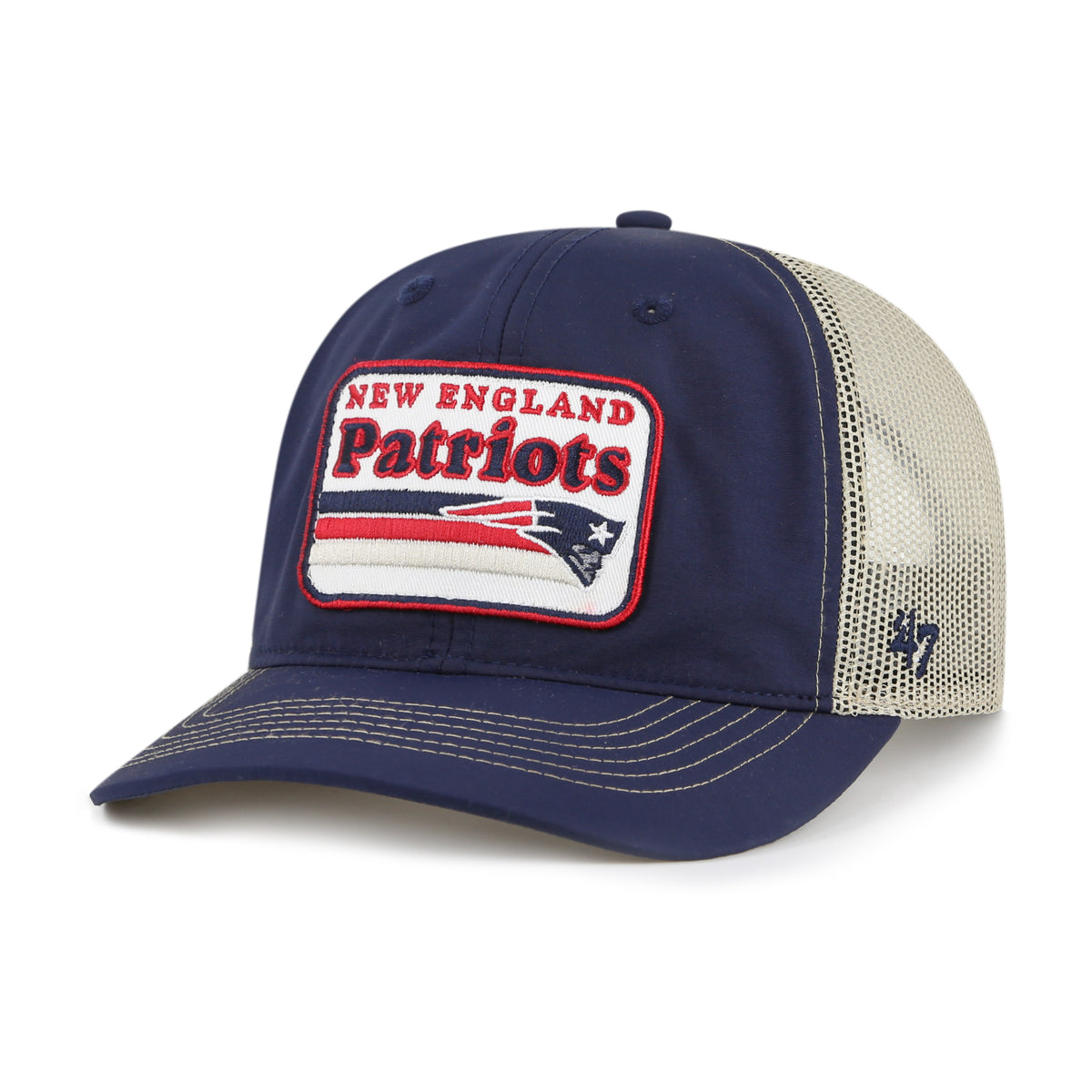 NEW ENGLAND PATRIOTS CAMPSCAPE '47 TRUCKER RELAXED FIT