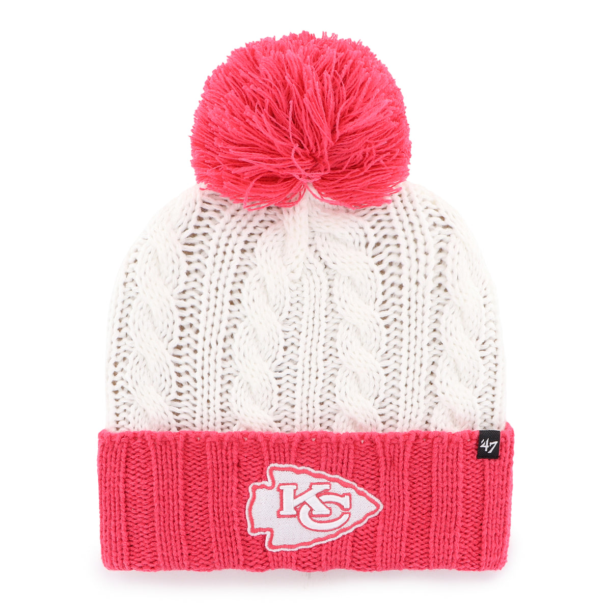 KANSAS CITY CHIEFS LUMINANCE '47 CUFF KNIT WOMENS