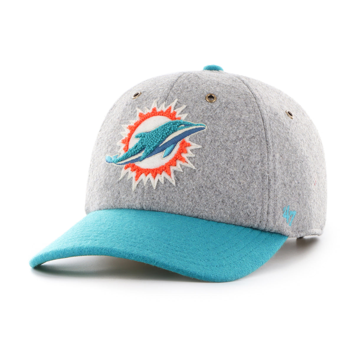 MIAMI DOLPHINS OFF CAMPUS '47 CLEAN UP MID FIT