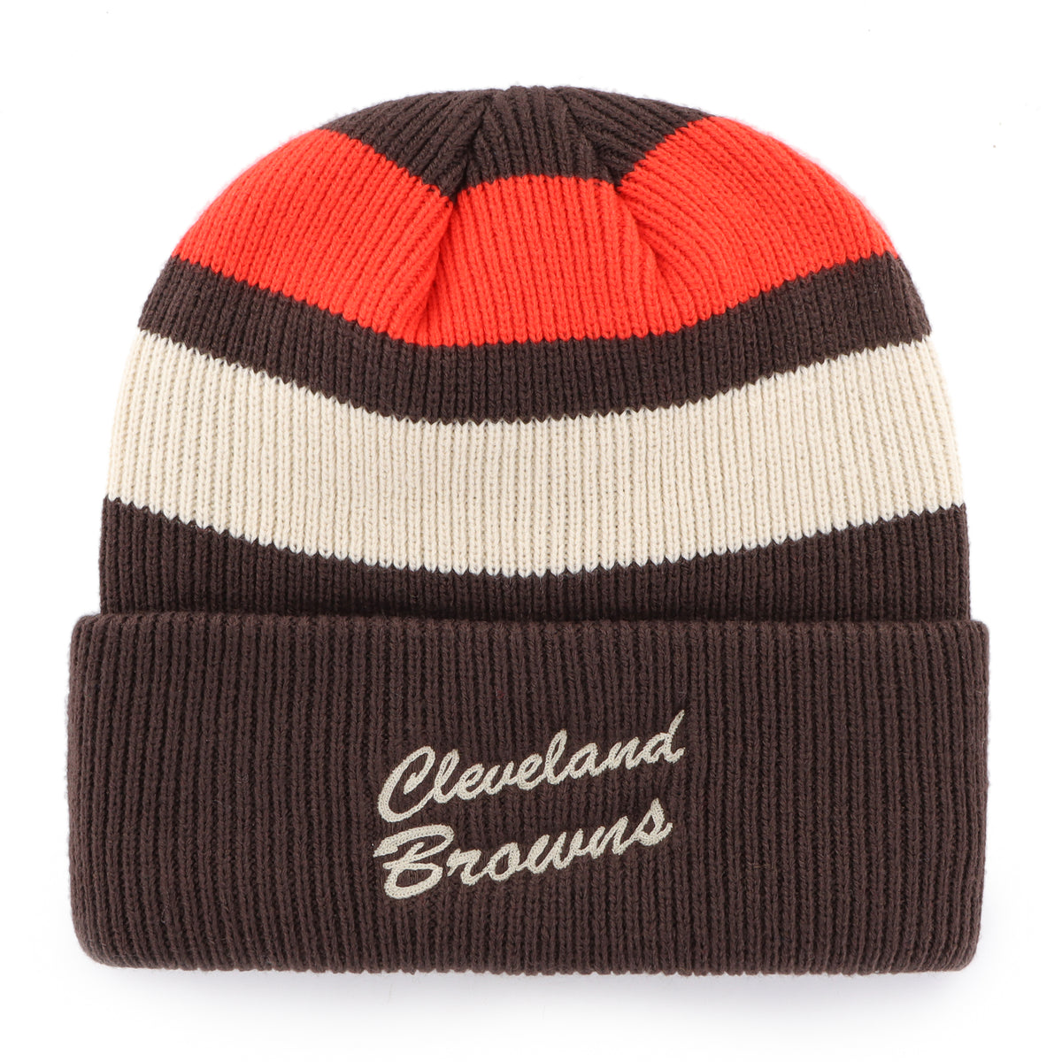 CLEVELAND BROWNS HISTORIC CLUBHOUSE JENNINGS '47 CUFF KNIT