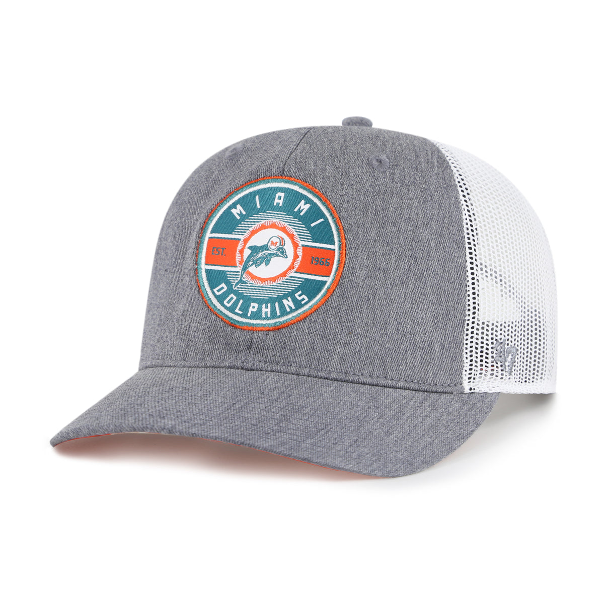 MIAMI DOLPHINS HISTORIC HASH MARK '47 TRUCKER RF RELAXED FIT