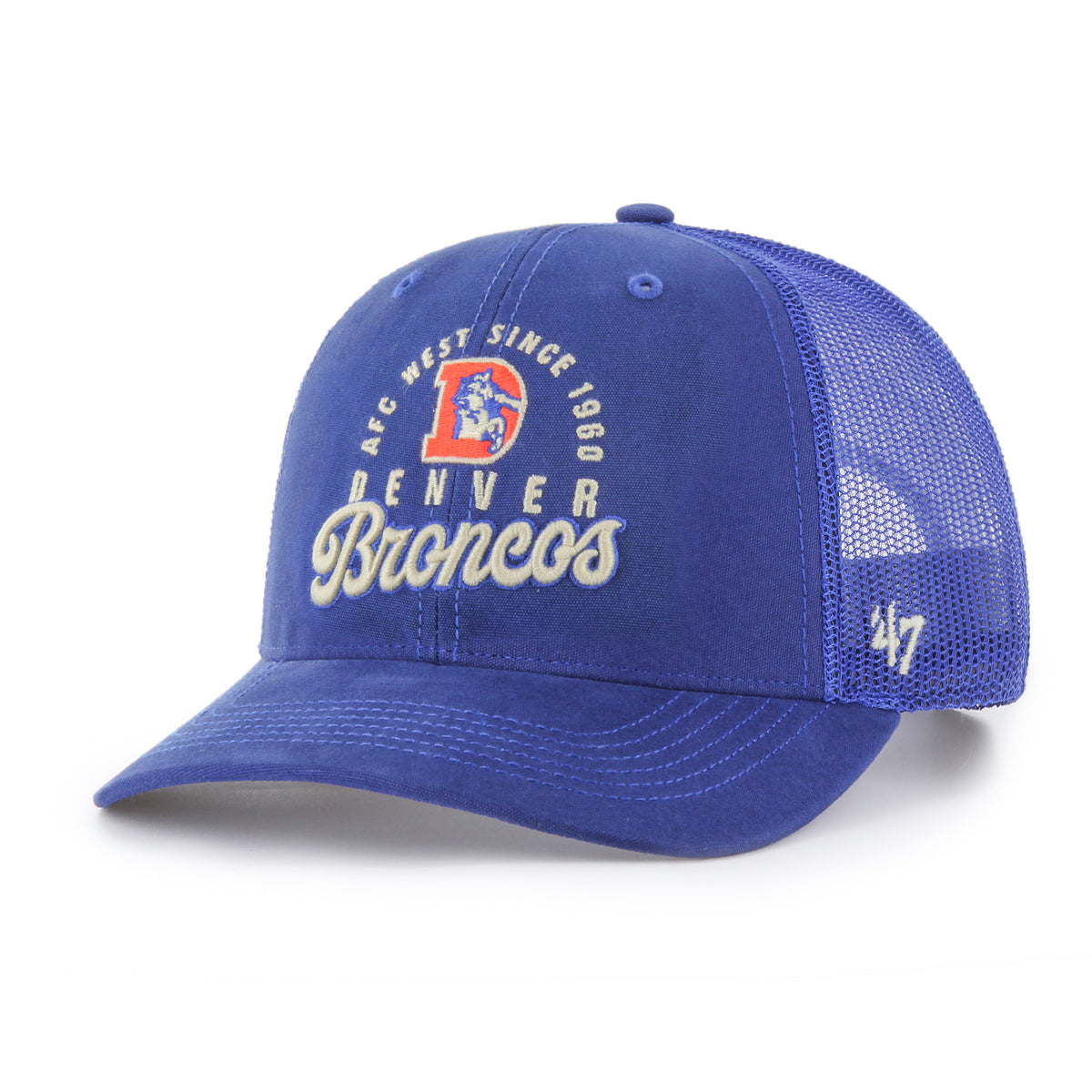 DENVER BRONCOS HISTORIC PITSTOP '47 TRUCKER RF RELAXED FIT