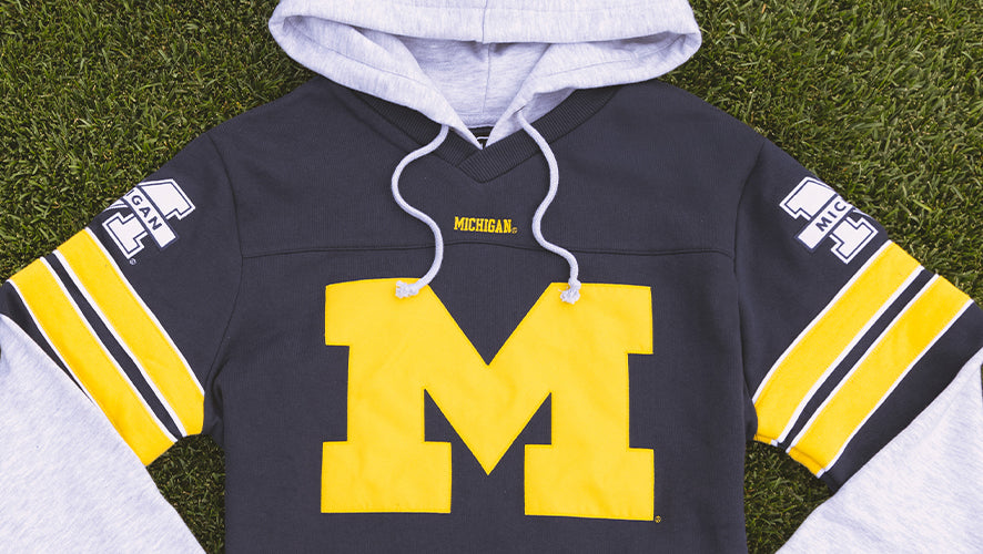 The Gridiron Collection. Take a trip back to the 80's with an assortment of classic NCAA designs.